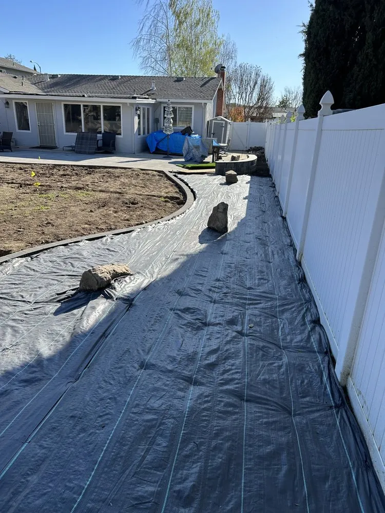 Professional garden landscaping in Tracy, CA by Herman Landscaping and Sprinkle Service