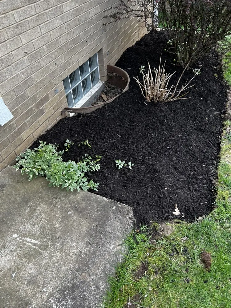 Custom yard cleanup service in Canton, OH by Hermick Lawn Maintenance
