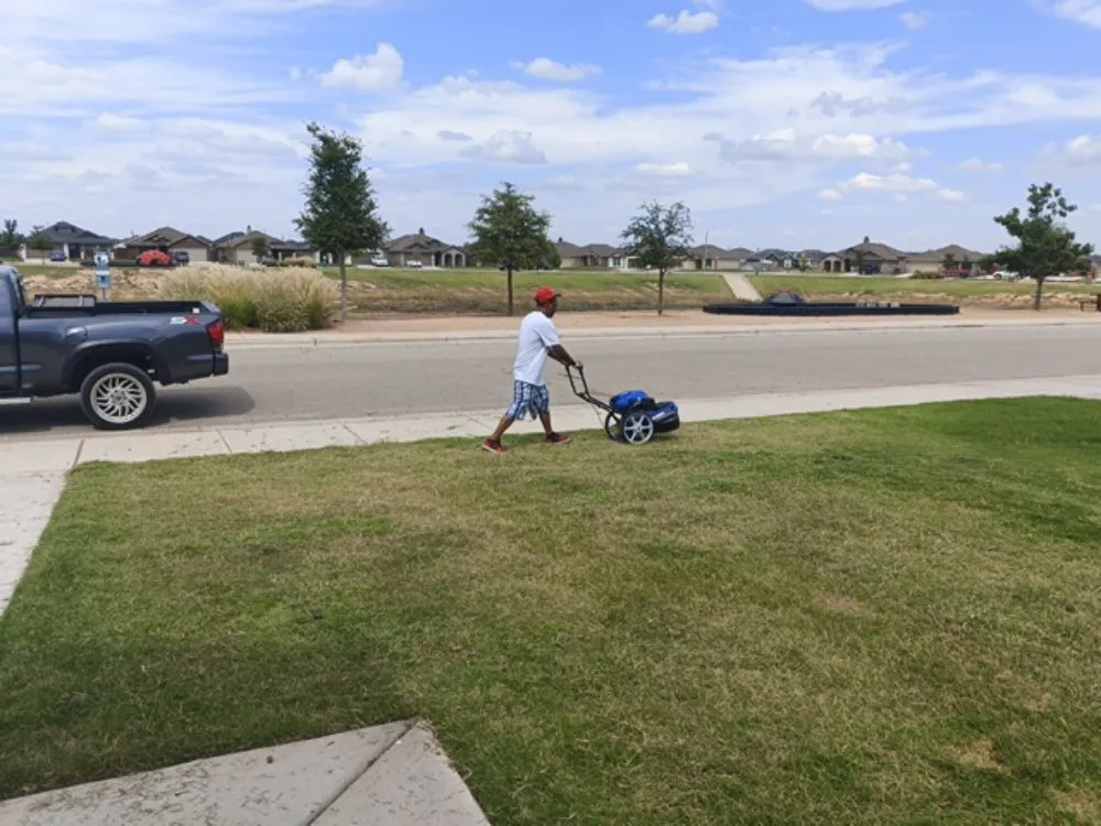 Affordable garden landscaping for residential properties in Lubbock, TX by Hernandez & company's