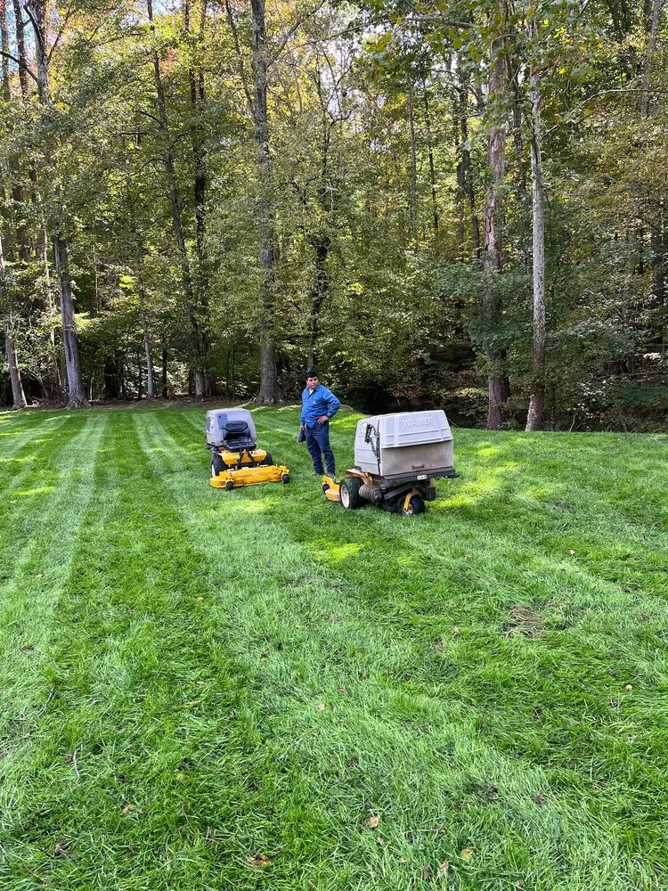 Custom lawn mowing service in Trinity, NC by Hernandez ASSOC. Landscaping
