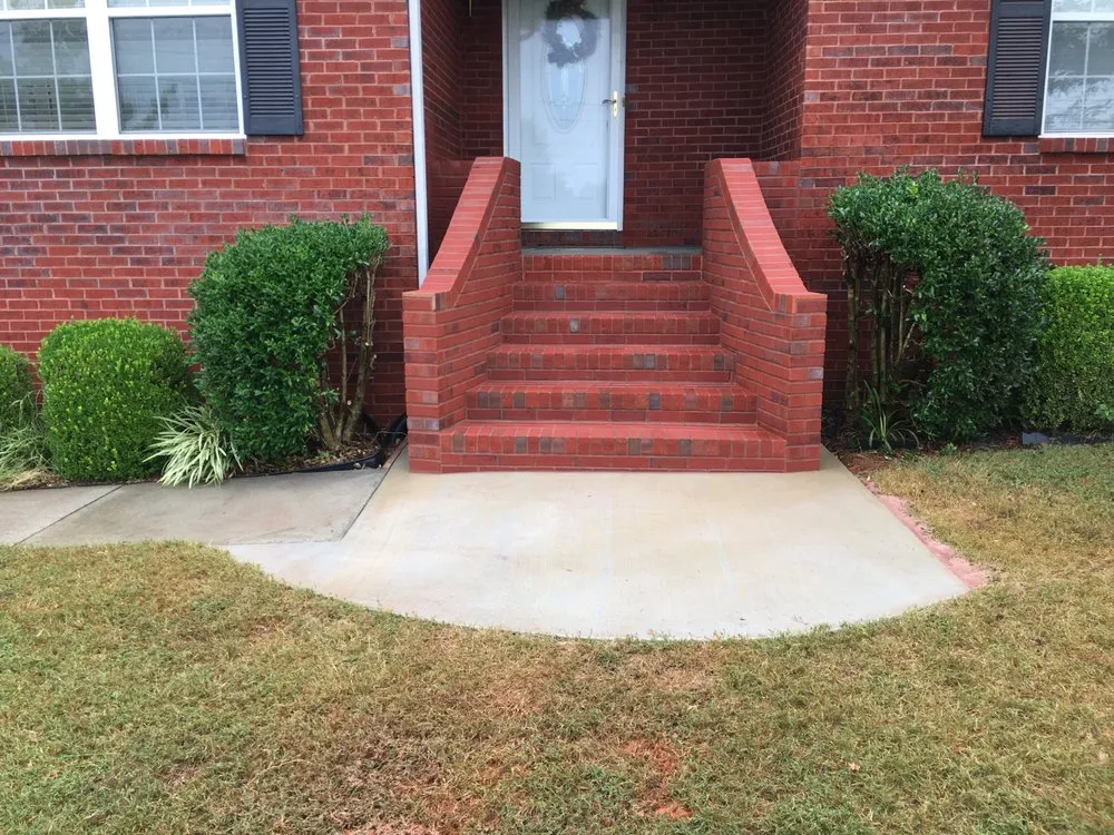 Professional landscape installation for residential properties in Athens, AL by Hernandez Brick And Masonry