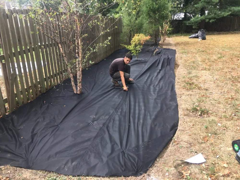 Custom lawn mowing service for outdoor upgrades in Rockville, MD by Hernandez Company