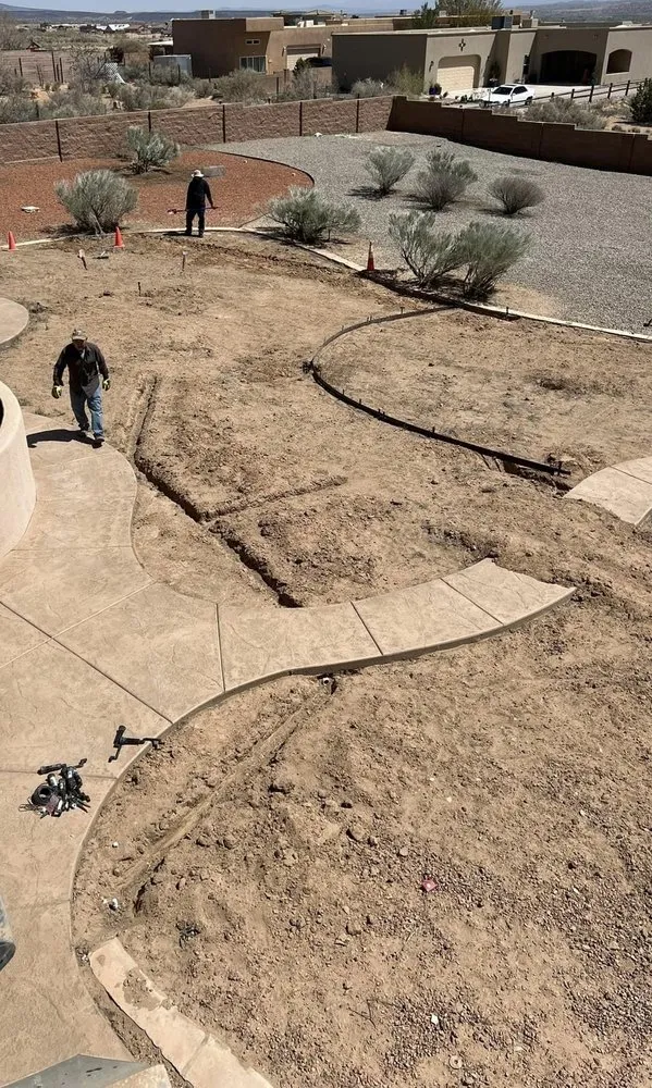 Professional outdoor landscaping in Albuquerque, NM - Hernandez Concrete
