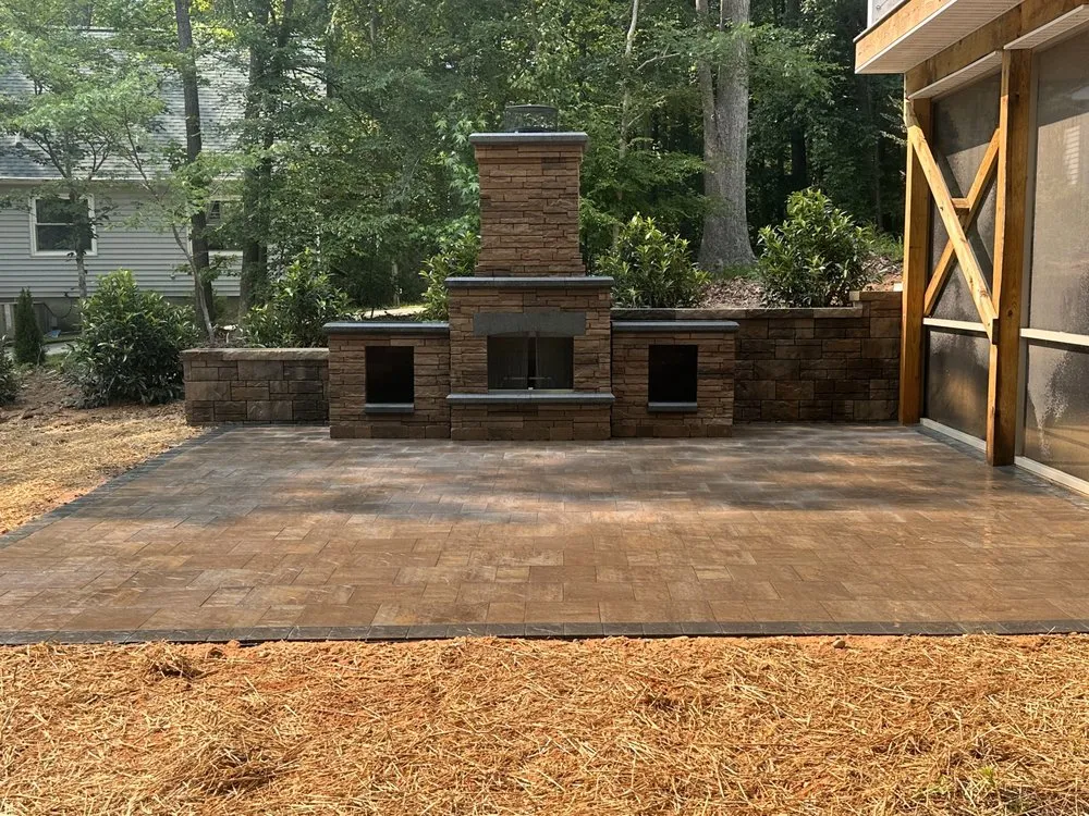 Professional lawn mowing service in Roanoke Rapids, NC by Hernandez Hardscapes