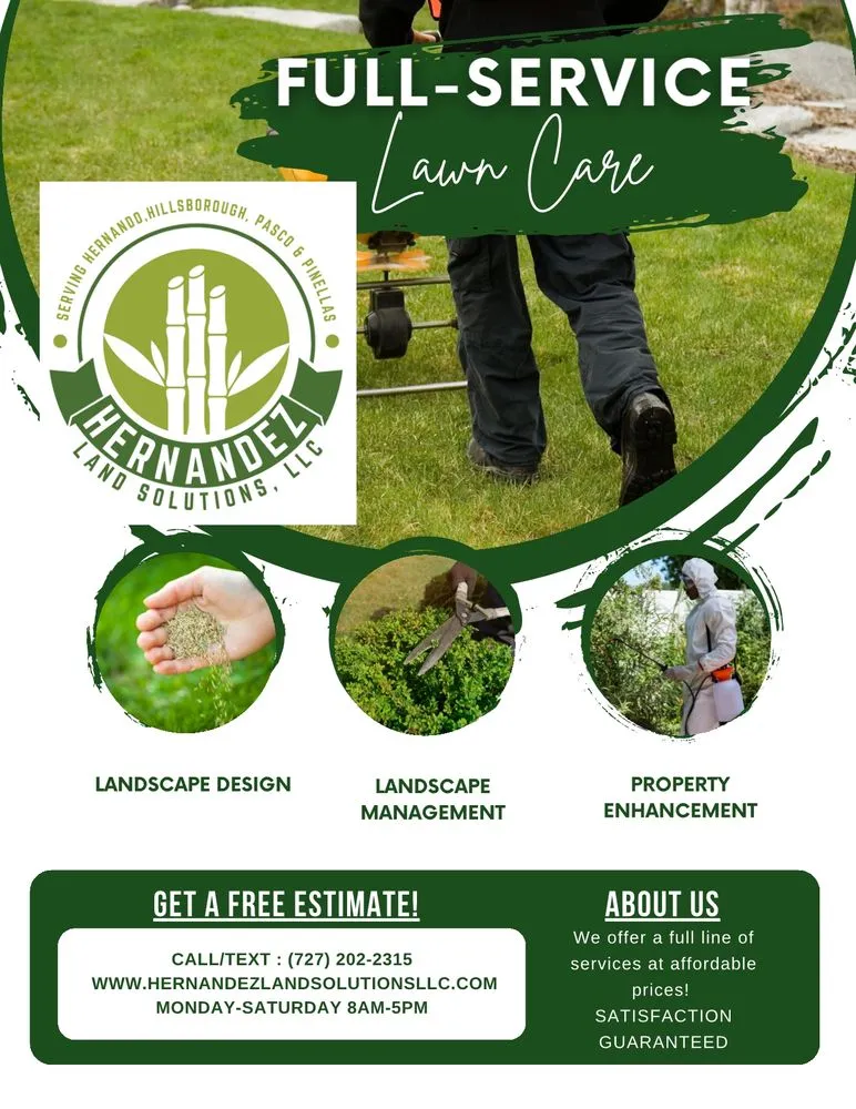 Expert residential landscaping experts serving Hudson, FL - Hernandez Land Solutions