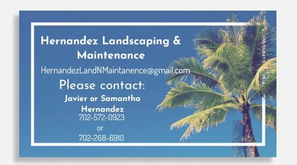 Hernandez Landscaping And Maintenance Logo