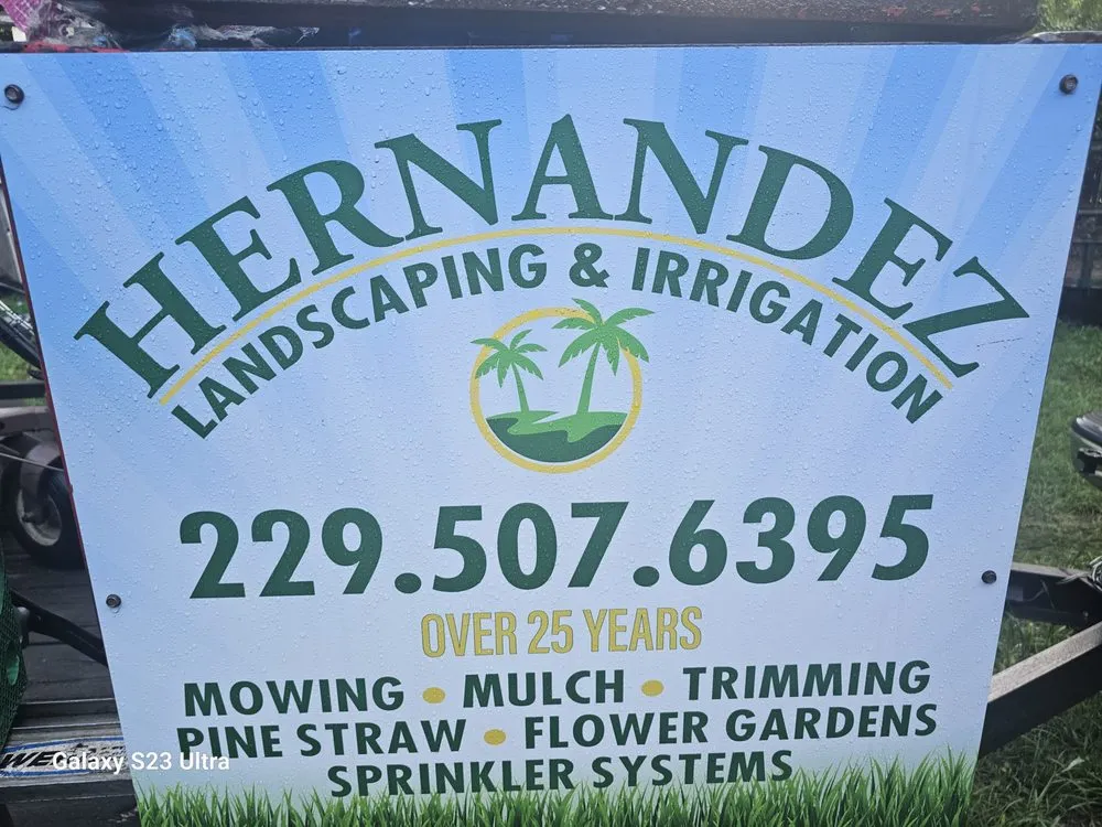 Local landscape installation in Ray City, GA by Hernandez Landscaping Irrigation