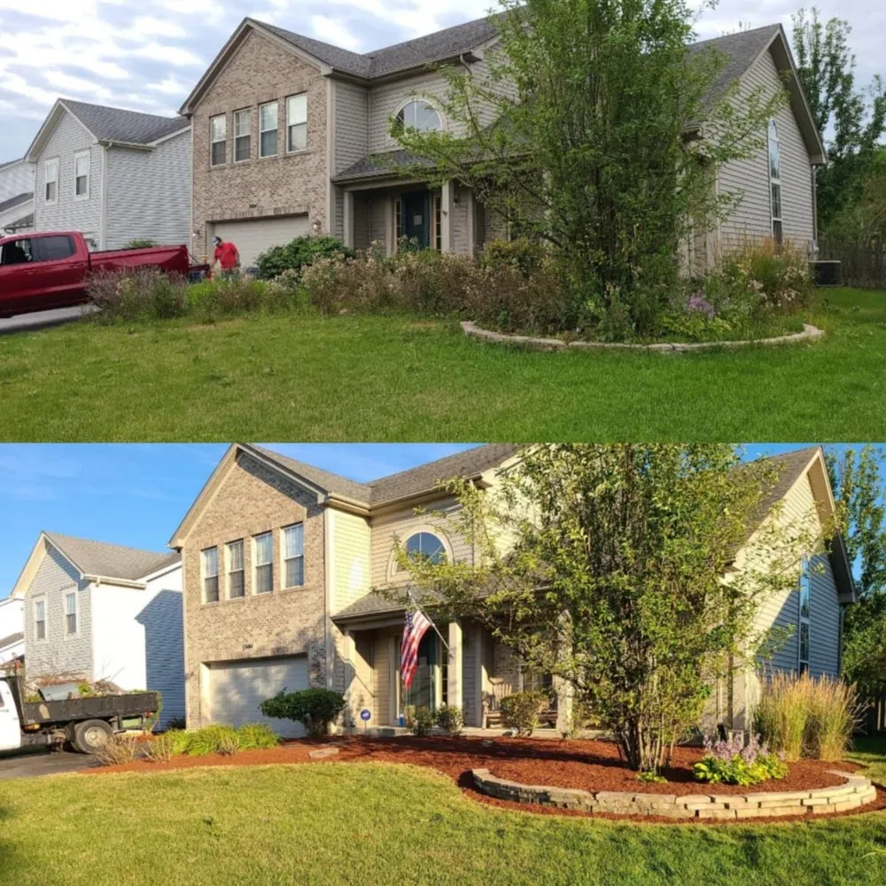 Affordable lawn care service for homes in Joliet, IL by Hernandez Landscaping