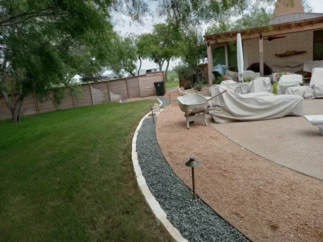 Custom landscape design in San Marcos, TX - Hernandez Landscaping