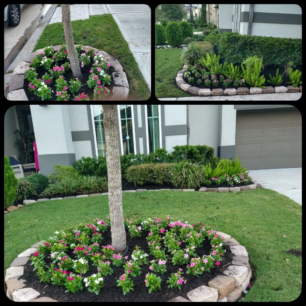 Professional residential landscaping in Houston, TX by Hernandez Lawn & Landscape