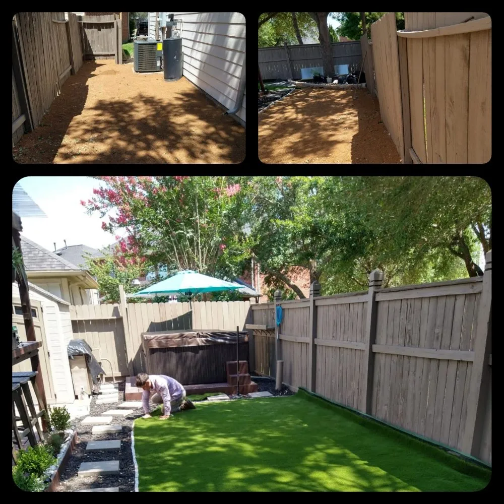 Expert landscape installation in Houston, TX by Hernandez Lawn & Landscape