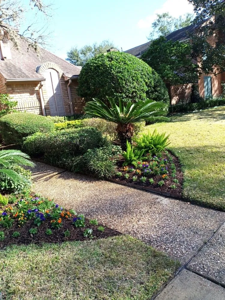 Custom landscaping services for beautiful yards across Houston, TX - Hernandez Lawn & Landscape