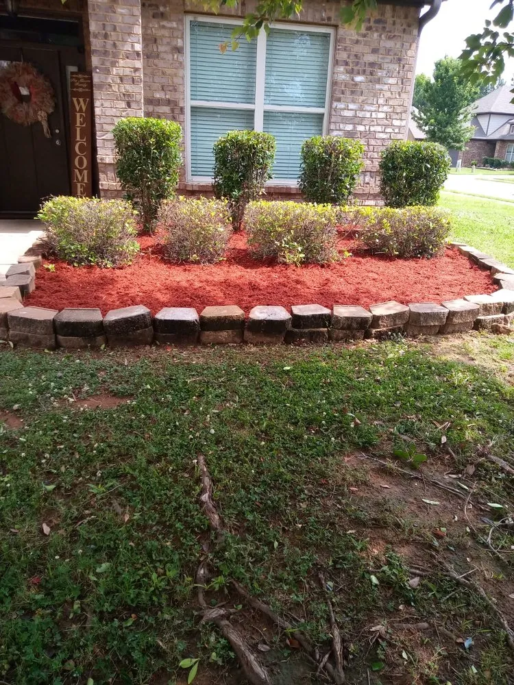 Custom landscape design in Duncanville, AL by Hernandez Lawn Maintenance