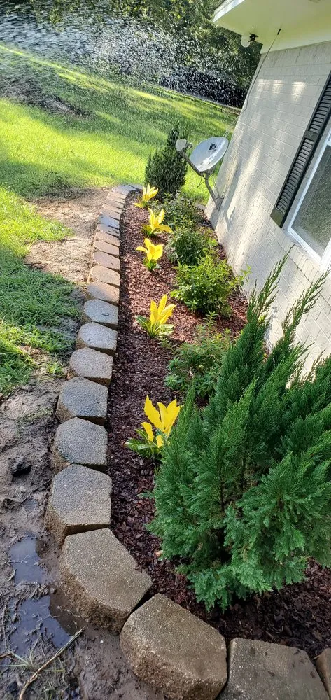 Custom residential landscaping for outdoor upgrades in Tyler, TX by Hernandez Lawn Service