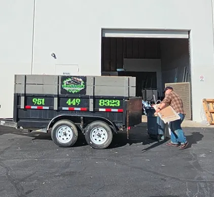 Professional outdoor landscaping with custom design in Menifee, CA by Hernandez Maintenance And Junkhauling