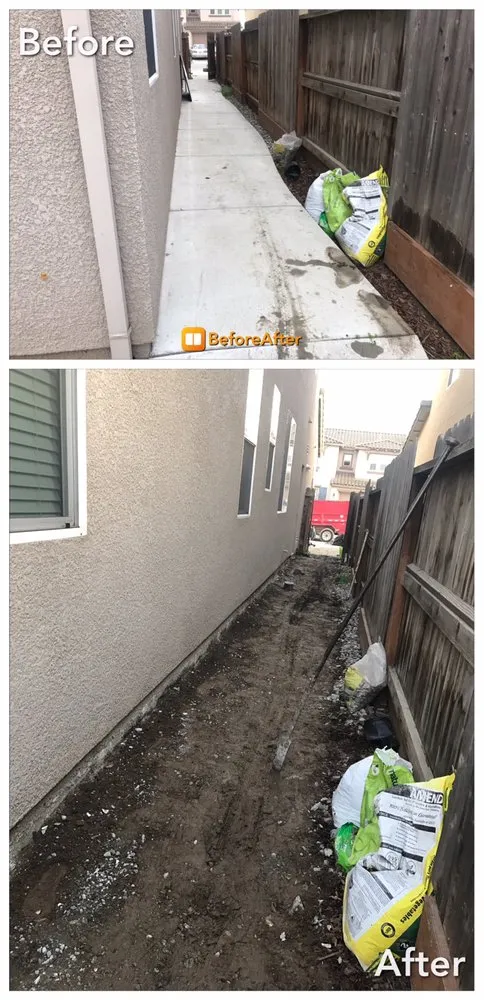 Affordable lawn care service with custom design across Stockton, CA - Hernandez One Time Yard Clean Up