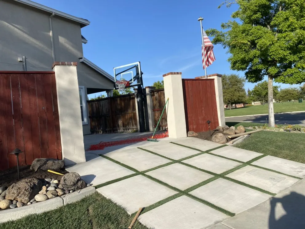 Custom landscape design in Stockton, CA - Hernandez One Time Yard Clean Up
