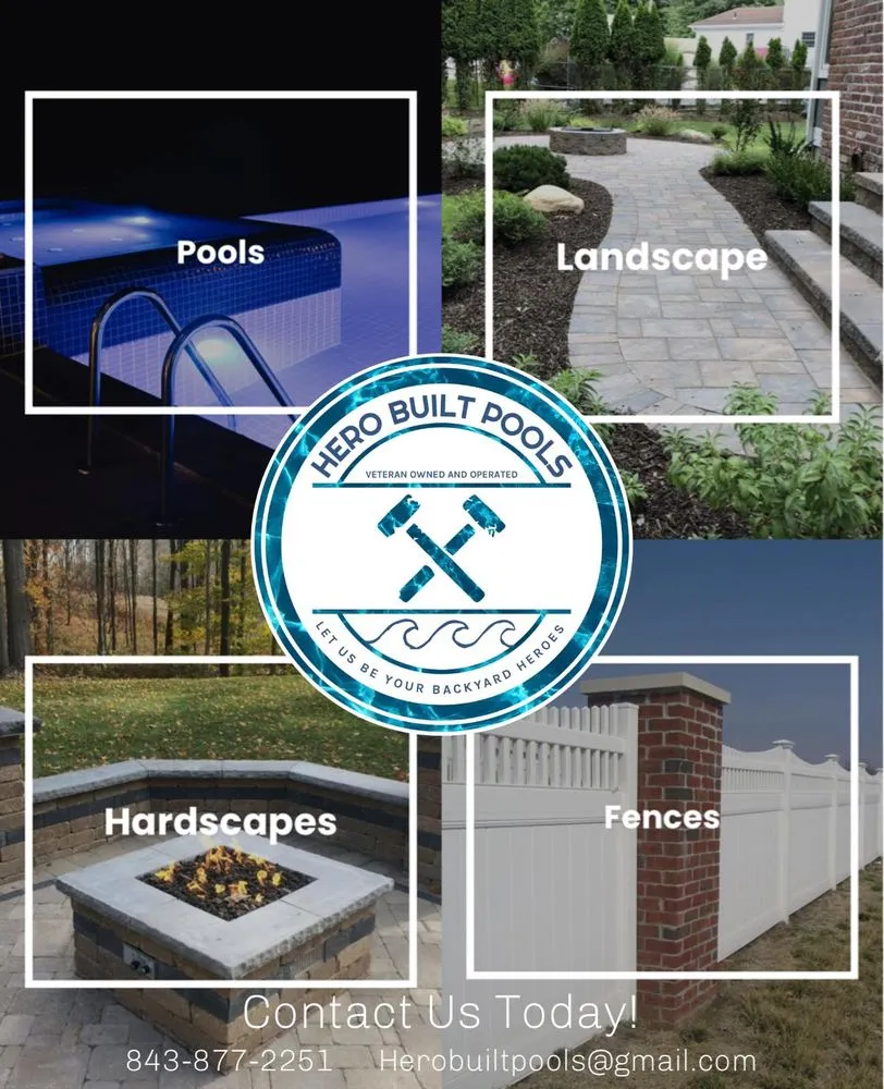 Top-rated yard cleanup service for year-round maintenance across Conway, SC - Hero Built Pools & Outdoor Living