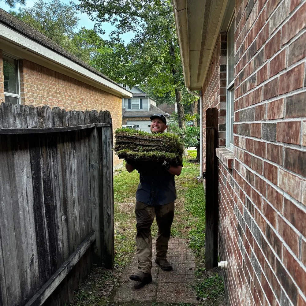 Top-rated garden landscaping for residential properties in Magnolia, TX by Heroes Lawn Care