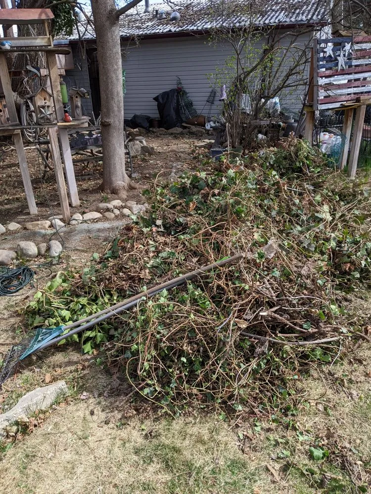 Professional garden landscaping with custom design in Boise, ID by Hero's Doodie