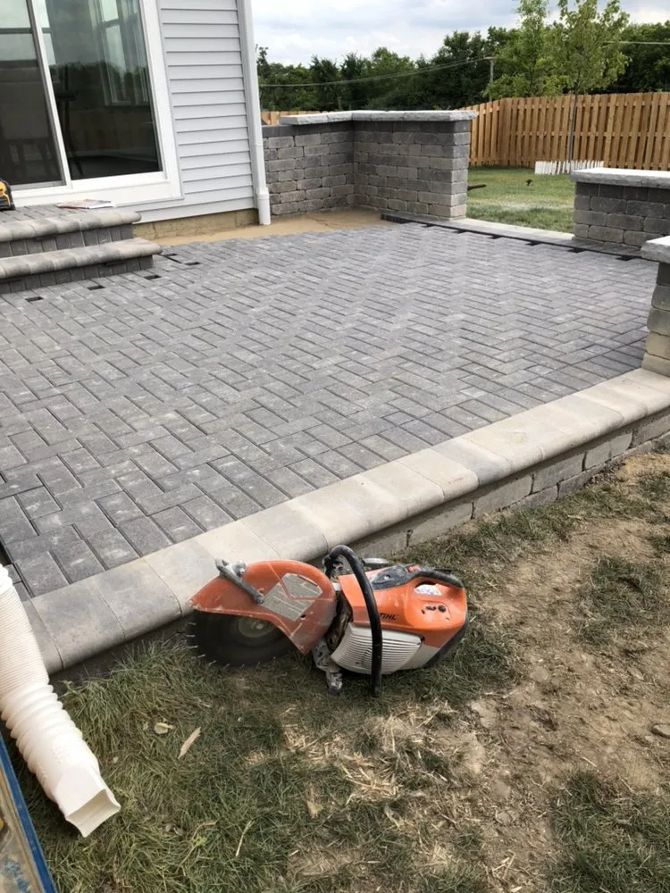 Custom outdoor landscaping in Round Lake Beach, IL by Herrera and Sons Landscaping