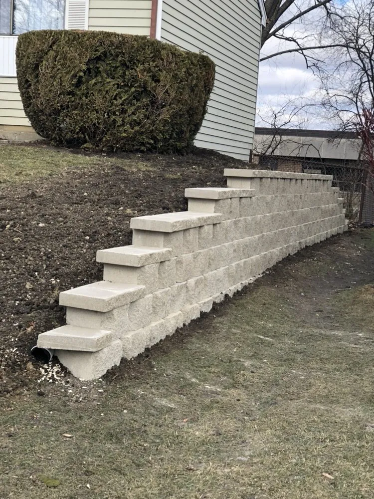 Affordable landscape installation in Round Lake Beach, IL by Herrera and Sons Landscaping