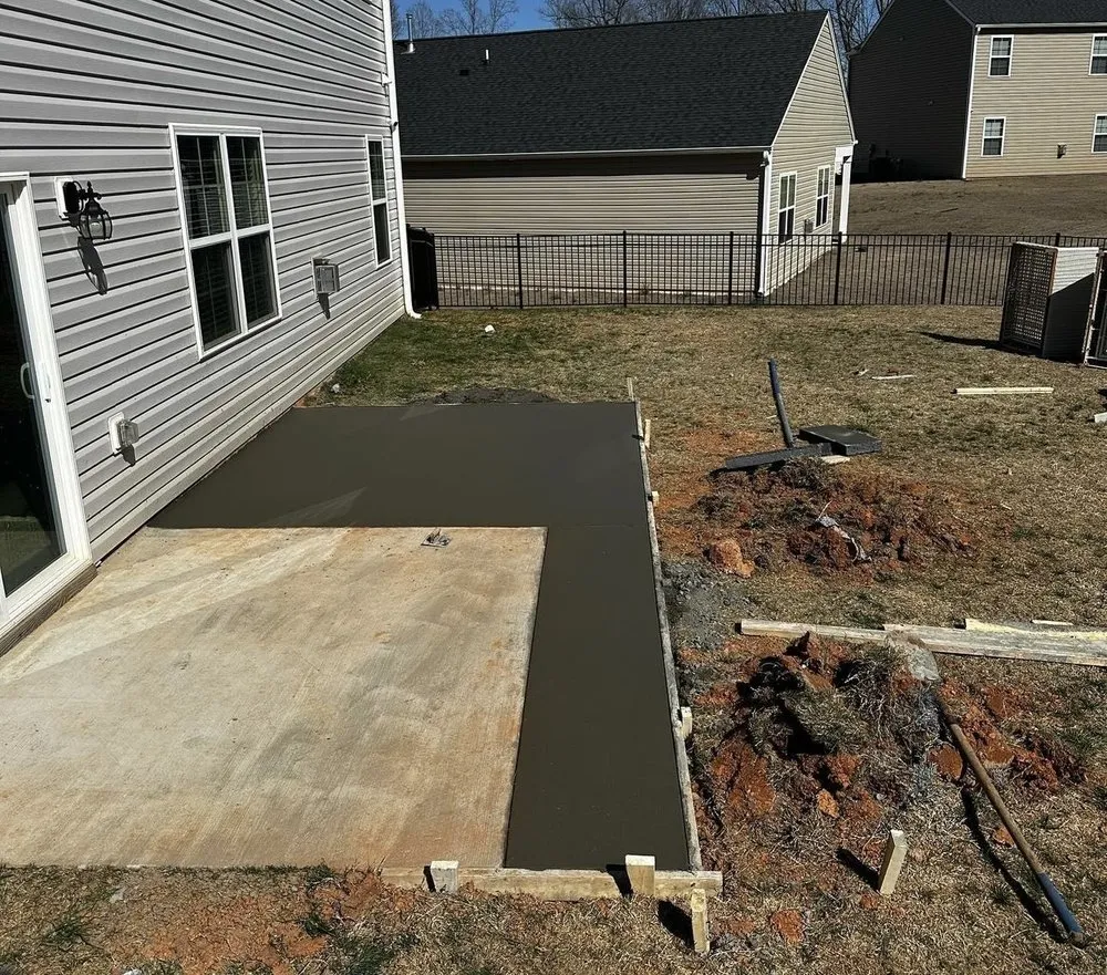 Reliable landscape installation for homes in Sophia, NC by Herrera Concrete