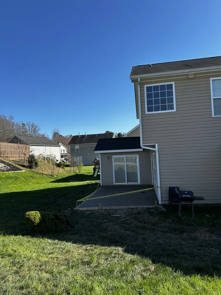 Reliable yard maintenance for homes in Sophia, NC by Herrera Concrete
