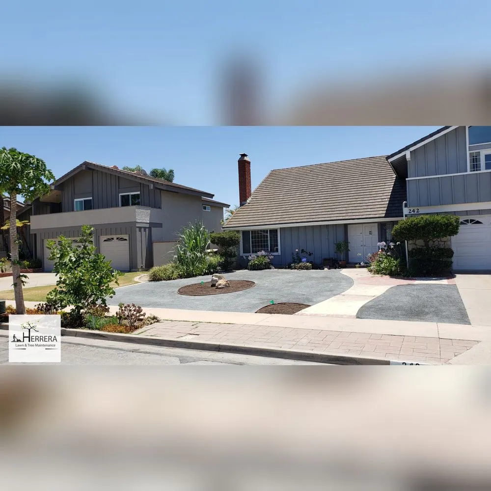 Custom landscape design for homes across Santa Fe Springs, CA - Herrera Lawn & Tree Maintenance