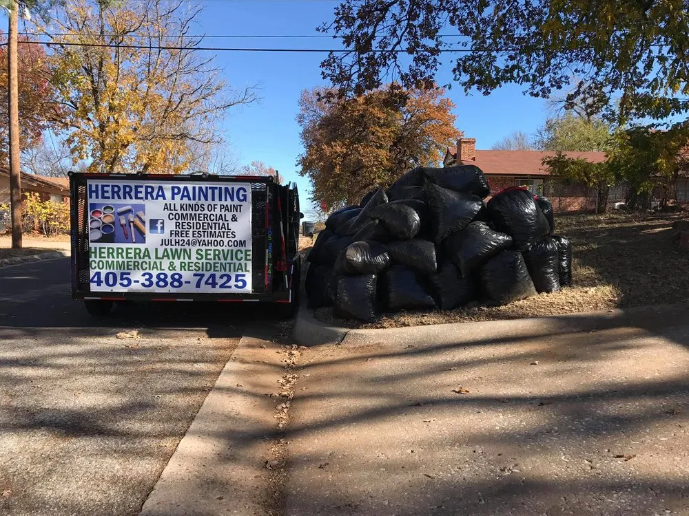 Affordable yard cleanup service near you in Oklahoma City, OK by Herrera Painting & Lawn Service