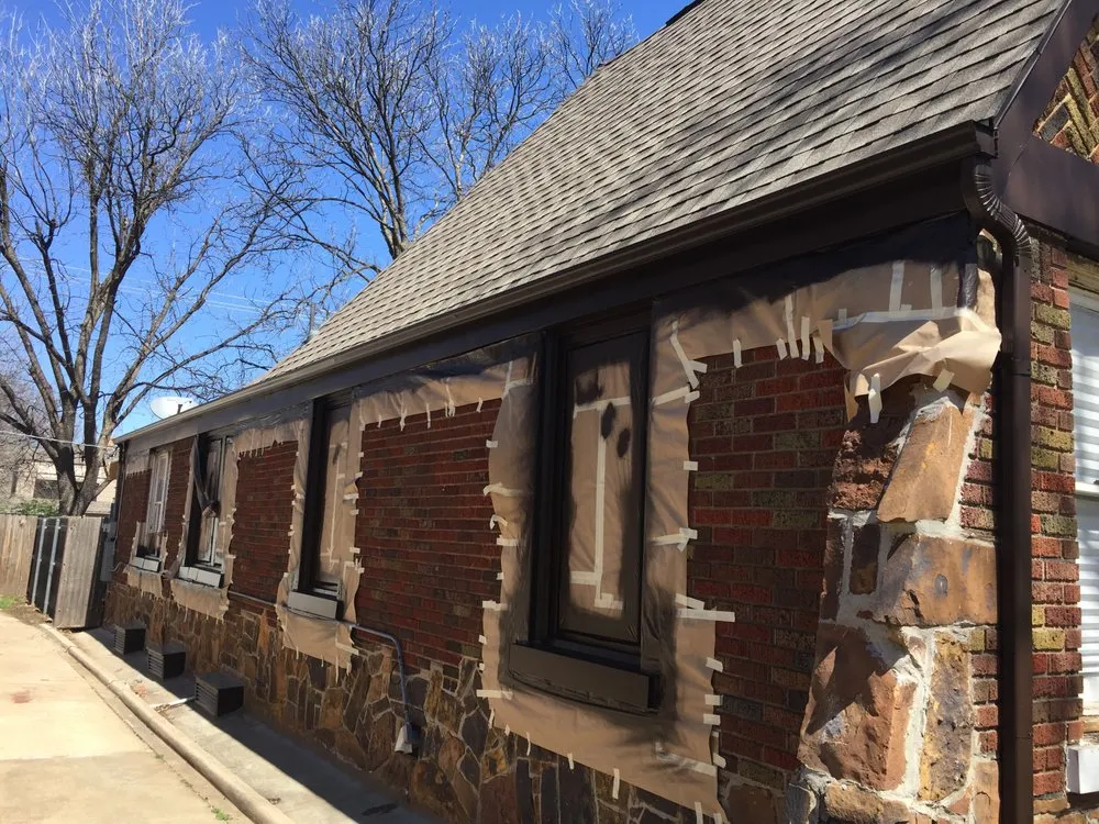 Professional landscape installation for homes in Oklahoma City, OK by Herrera Painting & Lawn Service