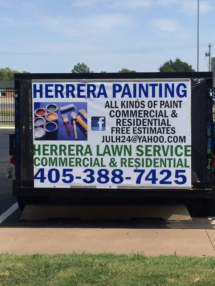Professional yard maintenance in Oklahoma City, OK by Herrera Painting & Lawn Service