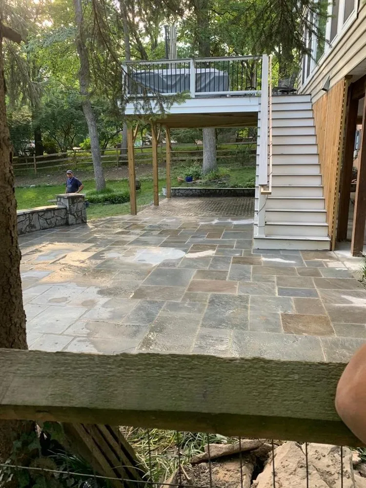 Top-rated landscape installation for homes in Gaithersburg, MD by Herrera Tree Services and Landscaping