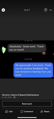 Herrera's Above & Beyond Maintenance