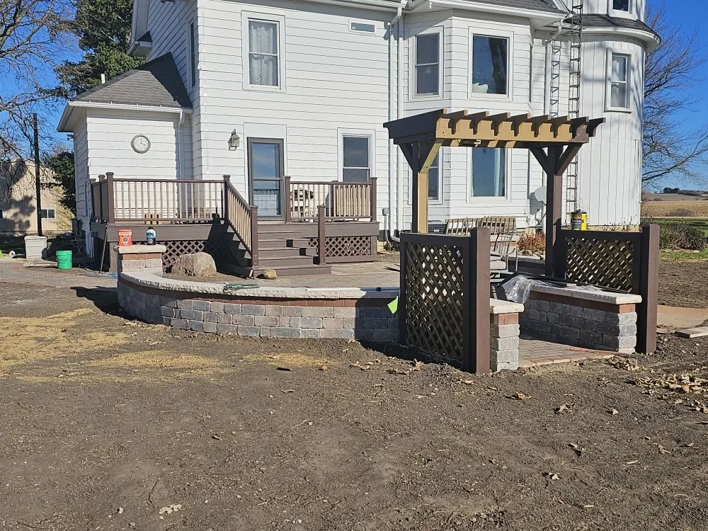 Professional residential landscaping in Shabbona, IL by Hesik's Electrical and Landscaping