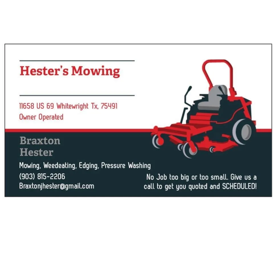 Professional residential landscaping experts serving Leonard, TX - Hester’s Mowing