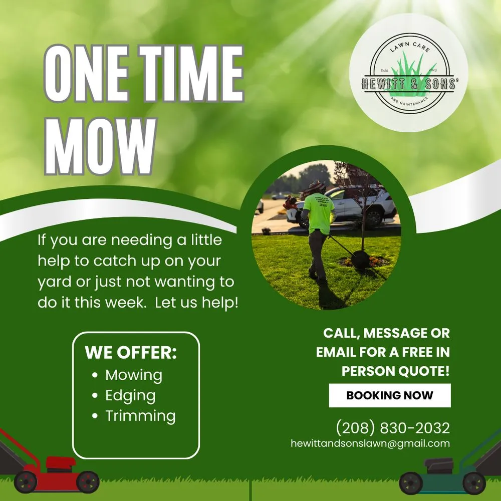 Custom yard cleanup service in Payette, ID by Hewitt & Sons' Lawn Care and Maintenance