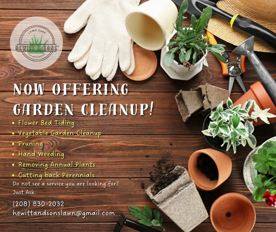 Affordable yard cleanup service for homes in Payette, ID by Hewitt & Sons' Lawn Care and Maintenance