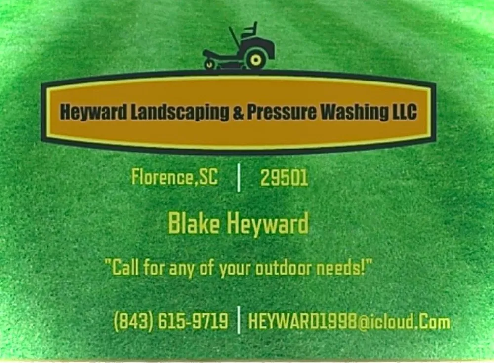 Trusted residential landscaping in Florence, SC by Heyward Landscaping & pressure washing