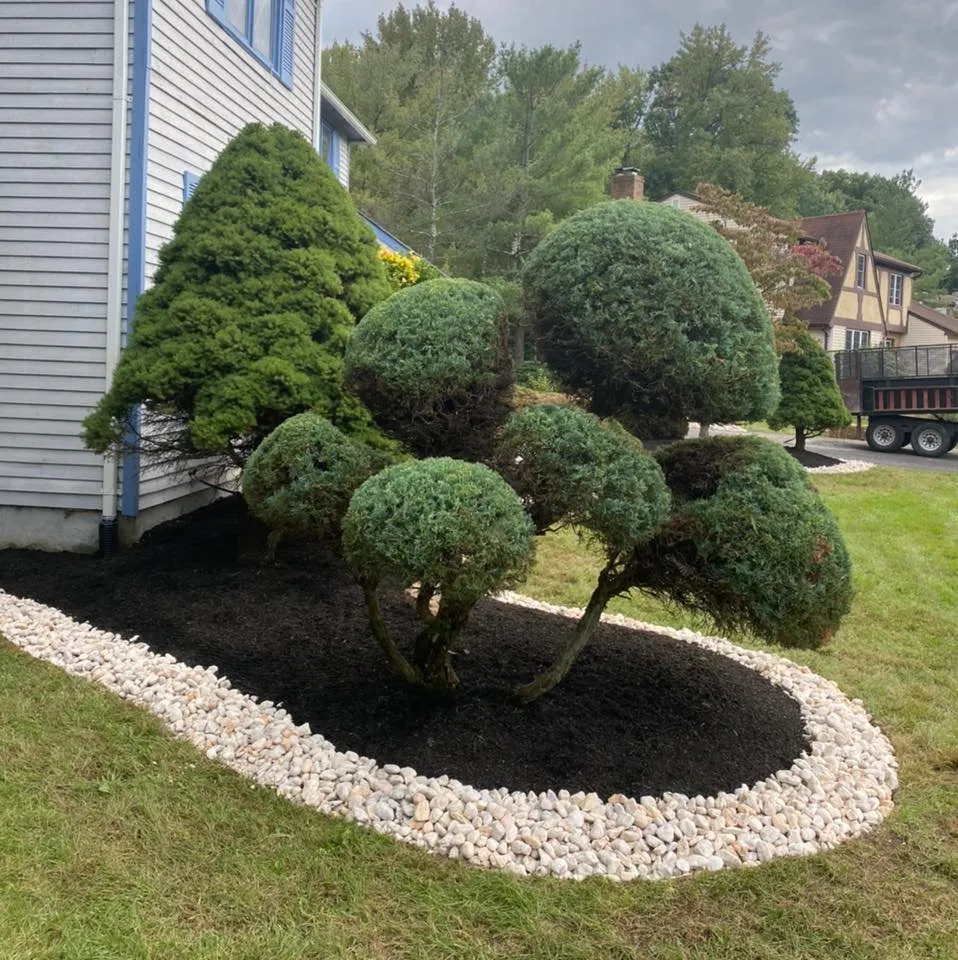 Professional garden landscaping in Edison, NJ by HF Landscaping