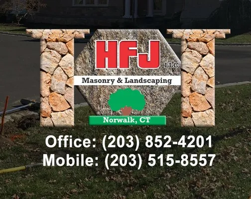 HFJ Masonry & Landscaping Logo