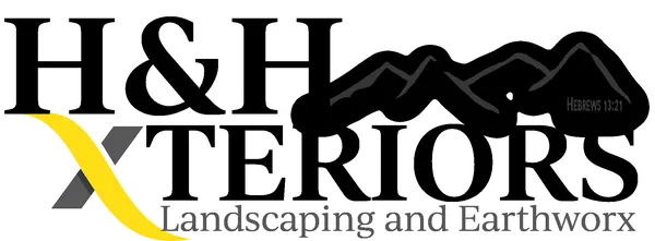 H&H Exteriors Landscaping and Lawn Care Logo
