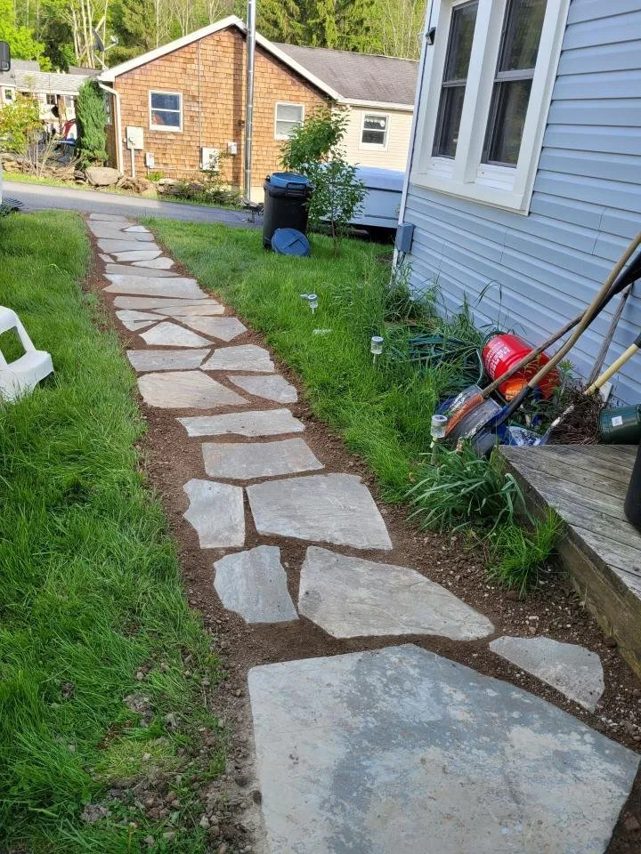 Expert landscape installation for homes in New Milford, PA by H&H Landscaping