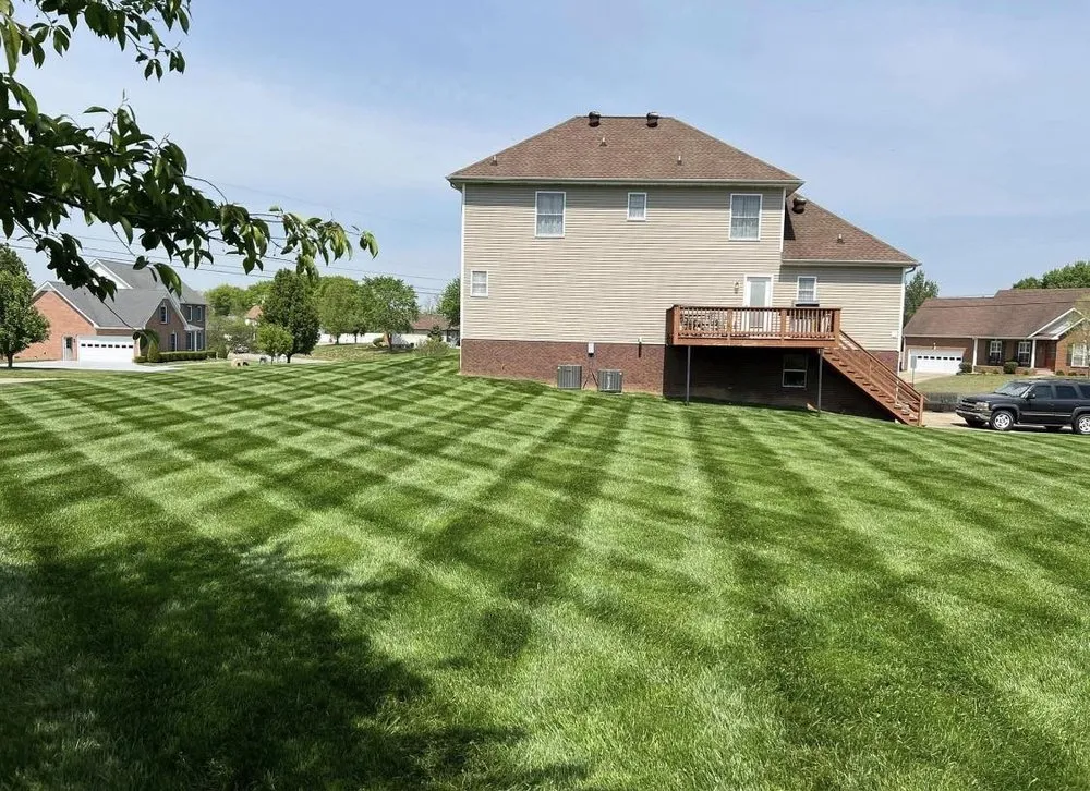 Professional landscape installation with custom design across Clarksville, TN - H&H lawn Care & Home Repair