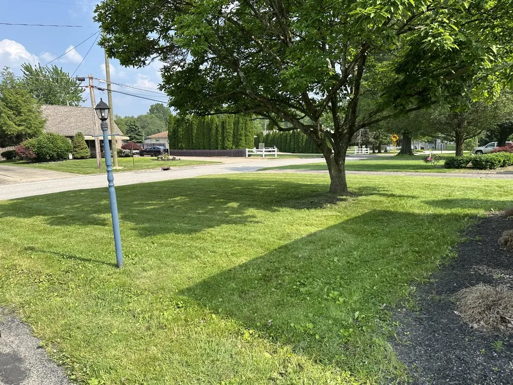 Custom residential landscaping in Girard, OH by H&H Lawn Care