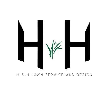 H&H lawn service and Design Logo