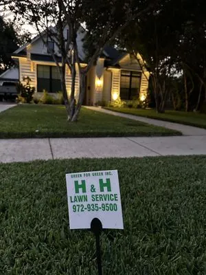 H&H Lawn Service Green for Green