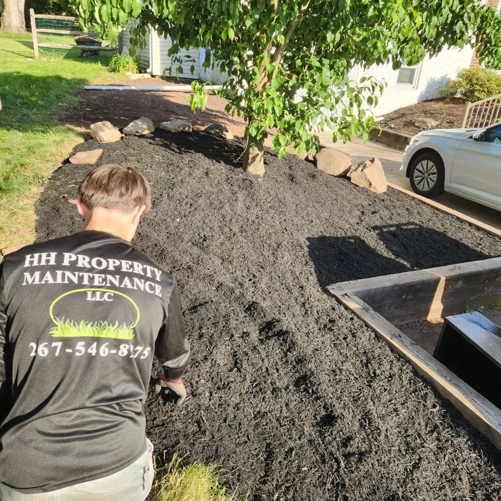 Reliable outdoor landscaping for residential properties across Worcester, PA - HH Property Maintenance