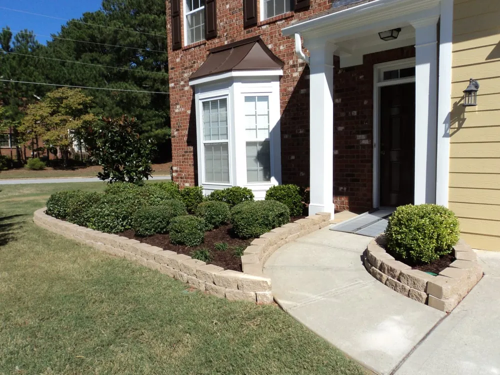 Professional garden landscaping for residential properties in Tucker, GA by Hi-Definition Landscape