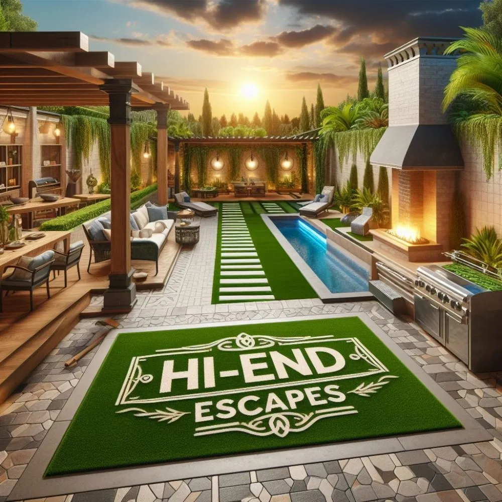 Custom landscape design for beautiful yards across Lubbock, TX - Hi-End Escapes